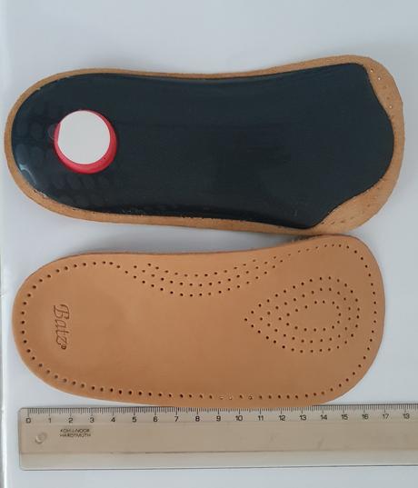 Ortopedické 3/4 vložky do topánok 39/40 veľkosť, 39