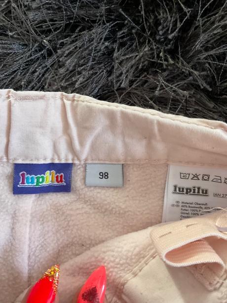 Zateplené nohavice, lupilu,98