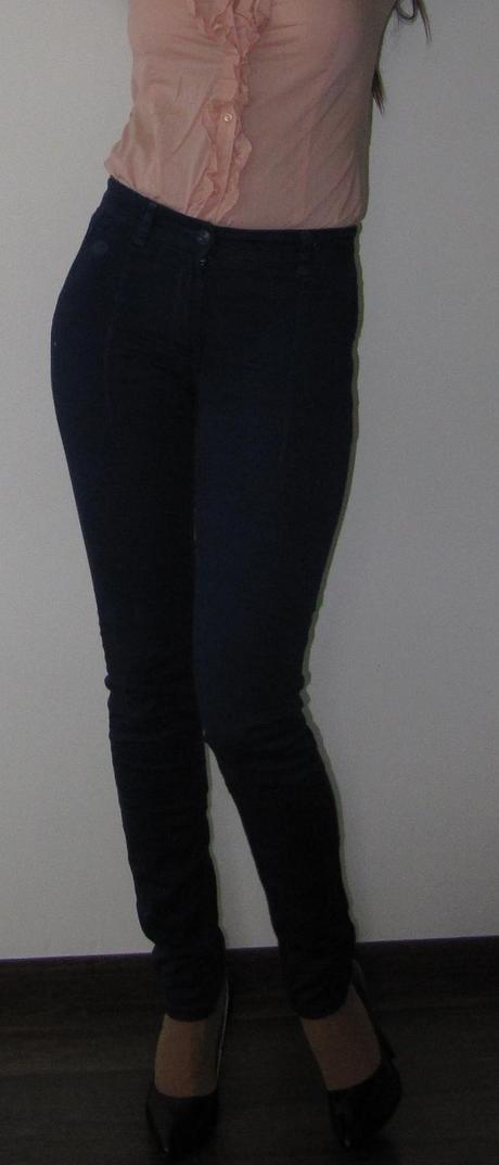 H&m nohavice s vyšším pásom, h&m,34