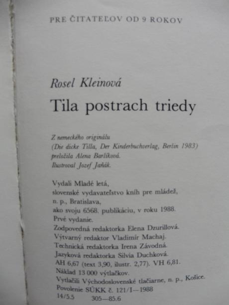 Rosel kleinová - tila postrach triedy,
