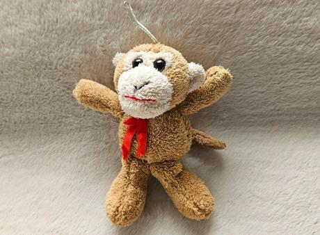 Plyšová hračka opica a zajačik, 