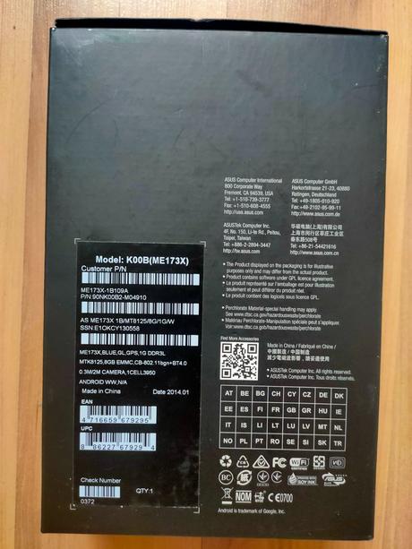 Asus memo pad hd7, asus