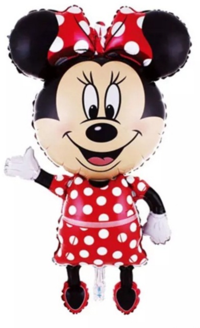 Balón postavička mickey/minnie mouse, 