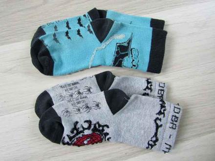 Ponožky spiderman a batman, h&m,21