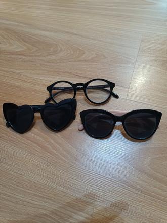 Dievčenské okuliare - 3 kusy,