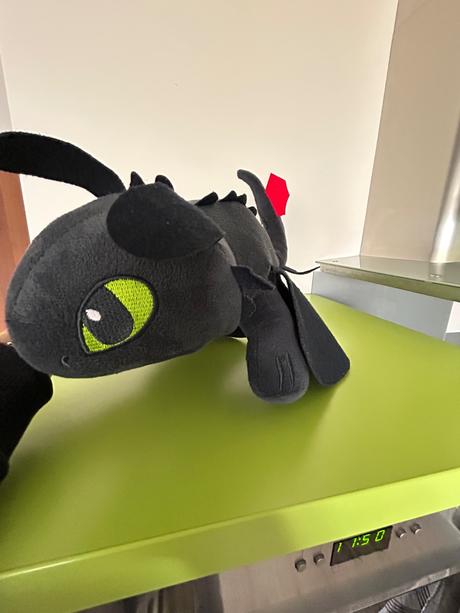 Hračka plyšový drak nočný bes,