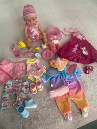 Baby born a doplnky,