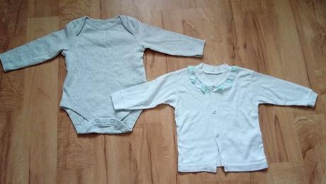 Bavlnená košieľka s výšivkou + nové body, 68–80