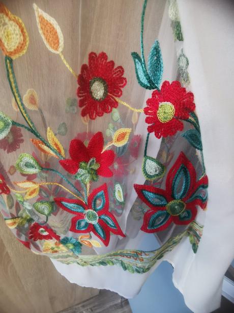 Kardigan s výšivkou, l