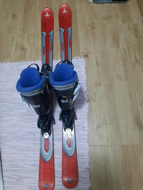 Detské lyže 120 a lyžiarky, 110-119 cm