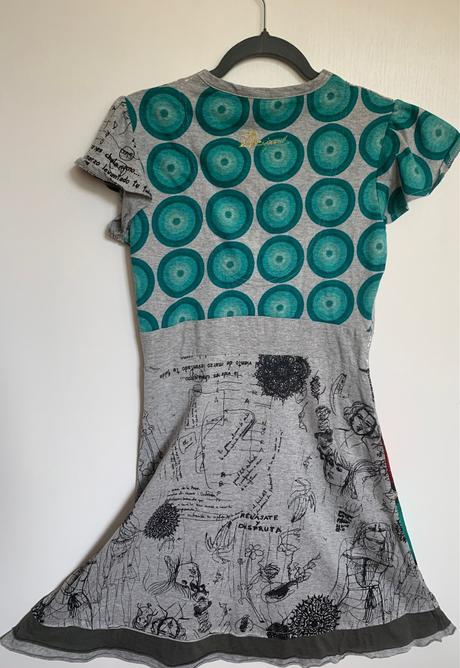 Desigual šedé šaty, desigual,m