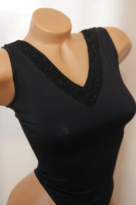 Čierny body top, xs, xs