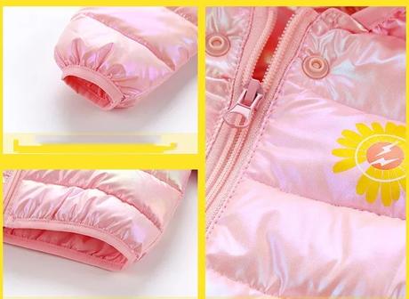 Zimné vetrovky lesklé, 98 - 128