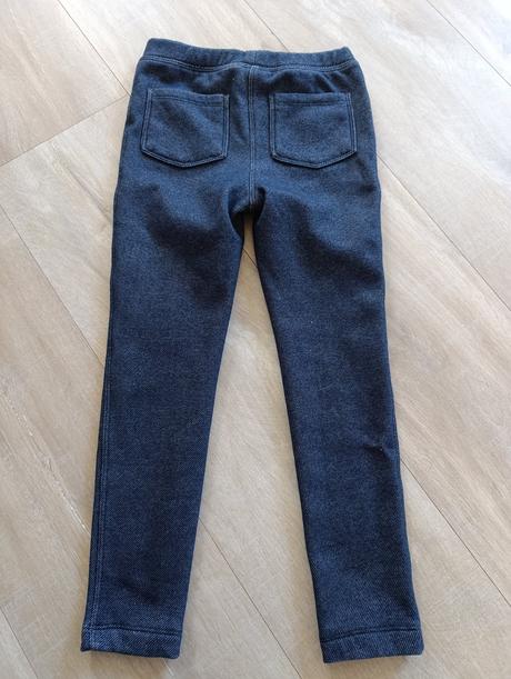 Zateplené riflové legíny, lupilu,110