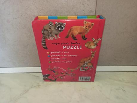 Zvieratka a ich maladata - puzzle leporelo,