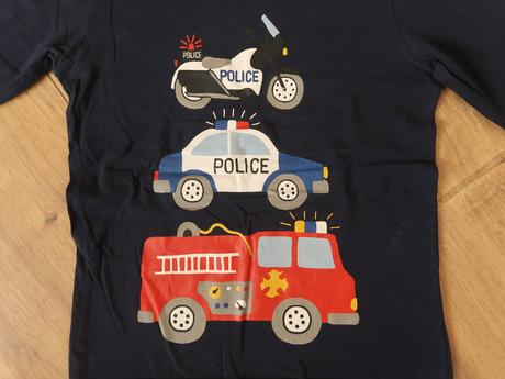 Chlapčenské tričko lindex 122 (6-7r.) s autami, lindex,122