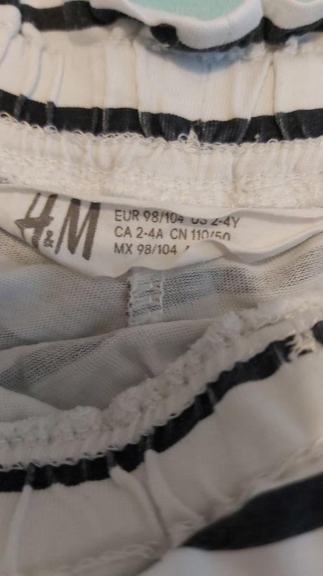 Šortky h&m 98/104, h&m,98