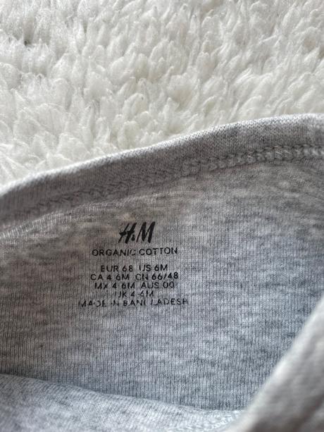 Bavlnene zavinovacie body 68 h&m, h&m,68