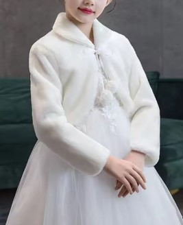 Bolerko kožušinkové / kožúšok / kabátik nové, 34 - xs