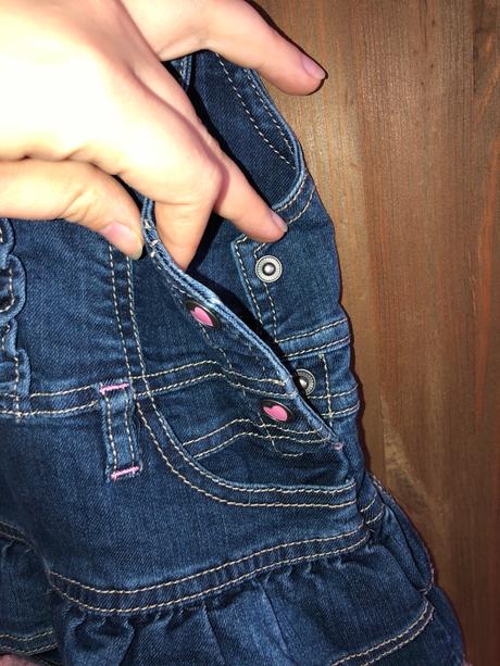 Riflová sukňa na traky, 92