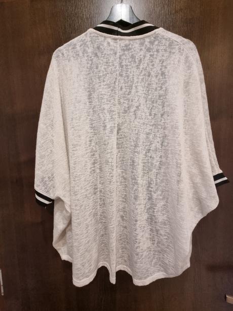 Biely kardigán bershka, bershka,m