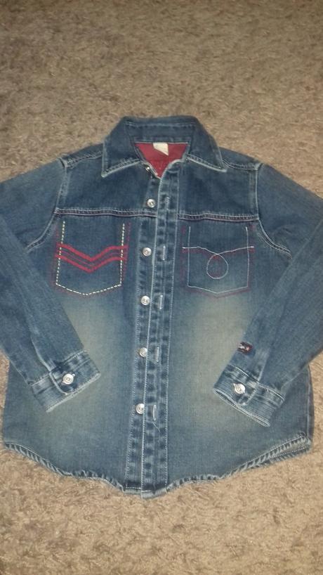 Riflová košela na 8r., kenvelo,134