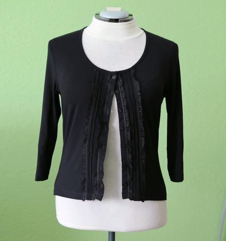 Čierny tričkosvetrík claudia sträter veľ.42, xl