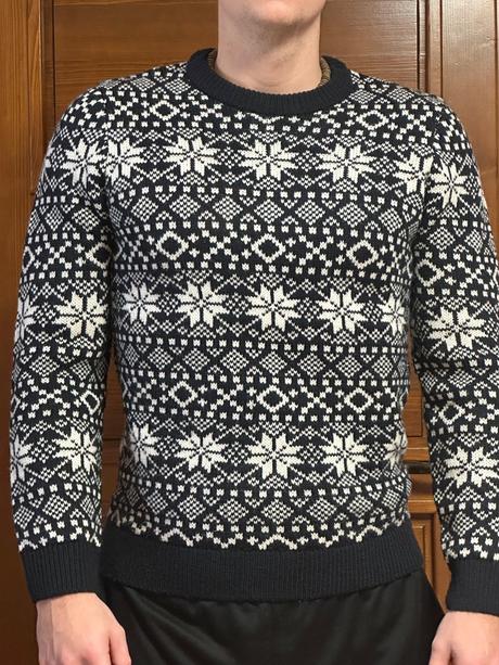 Pánsky zimný sveter, c&a,l