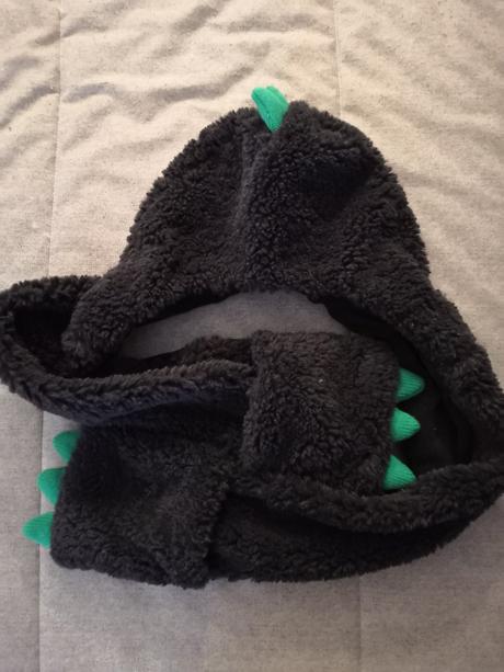 Dino čiapka, šál a rukavice 3v1, f&f