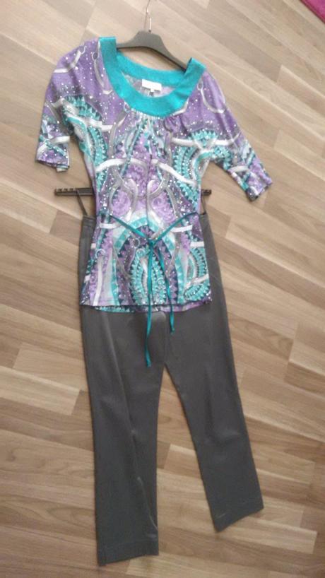 Slim leskle nohavice sharon, 36