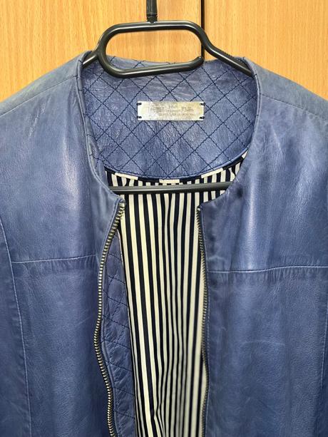 Massimo dutti - kožená bunda, s