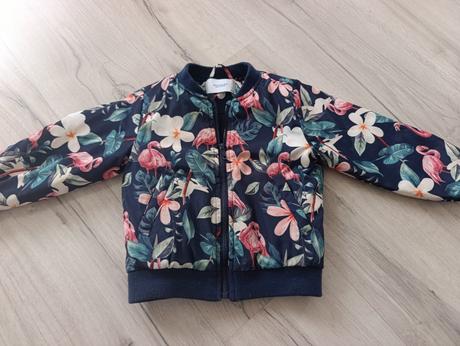 Kvietkovaná bomber bundička, reserved,98