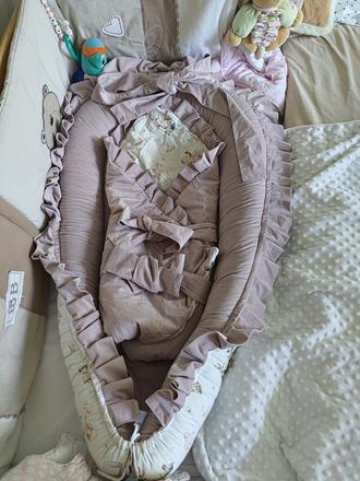 Xxl staroružové hniezdo + zavinovačka, šírka (cm): 60,dĺžka (cm): 100