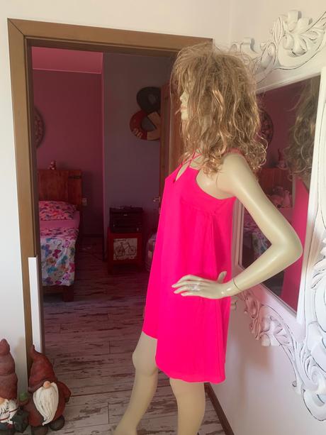 Cyklamenove saty river island, river island,xs