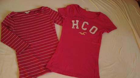 Dve jahodové tričká, hollister,164
