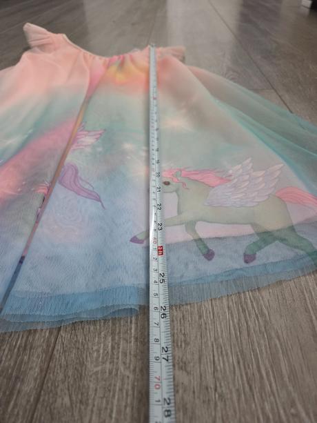 Šaty jednorožec, h&m,122