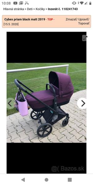 Cybex Priam za 650 eur z bazáru, alebo aký iný kombinovaný kočík pre útlu mamičku a aj horší terén?