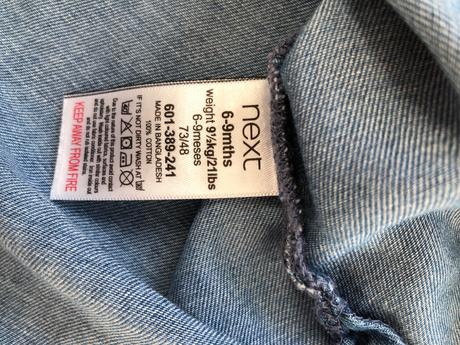 Dievcenske riflove saty next 74, next,74