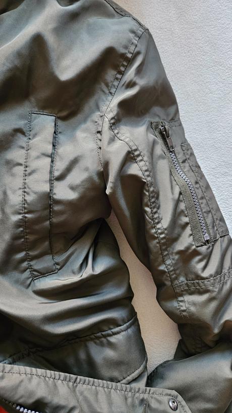 Khaki vetrovka, h&m,158