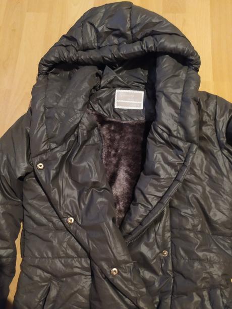 Zimná dlhá bunda, s