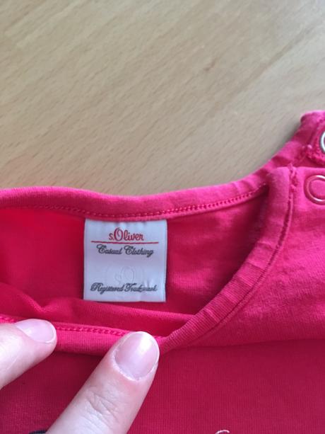 Ruzove tricko so srdieckom - s.oliver, s.oliver,86