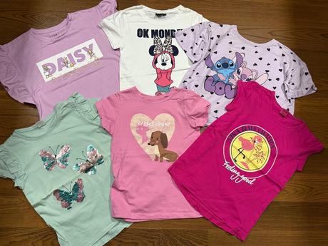 Balík tričiek 128-134, 122–134