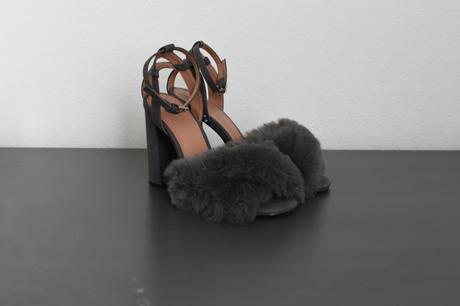 Sandalky s kožušinu topshop, humanic,36