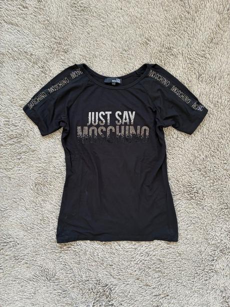 Moschino top, moschino,l