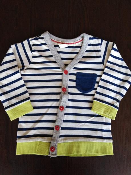 Tenší pasikavy svetrík, h&m,86