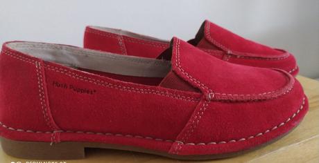 Nové kožené krásne štýlové mokasíny hush puppies, hush puppies,37