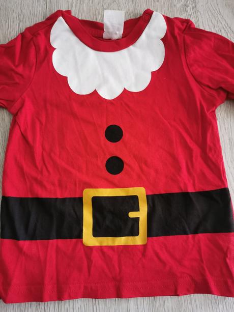Vianočné tričko 6-9mesiacov, 74
