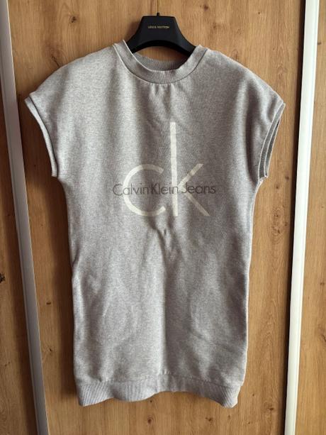 Calvin klein - sivé športové letné šaty, calvin klein,xs