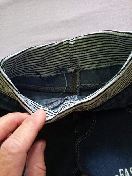 Riflové nohavice teplejšie, 92