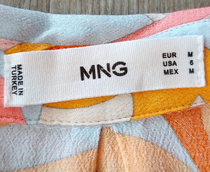 Oranžové minišaty, mango,m